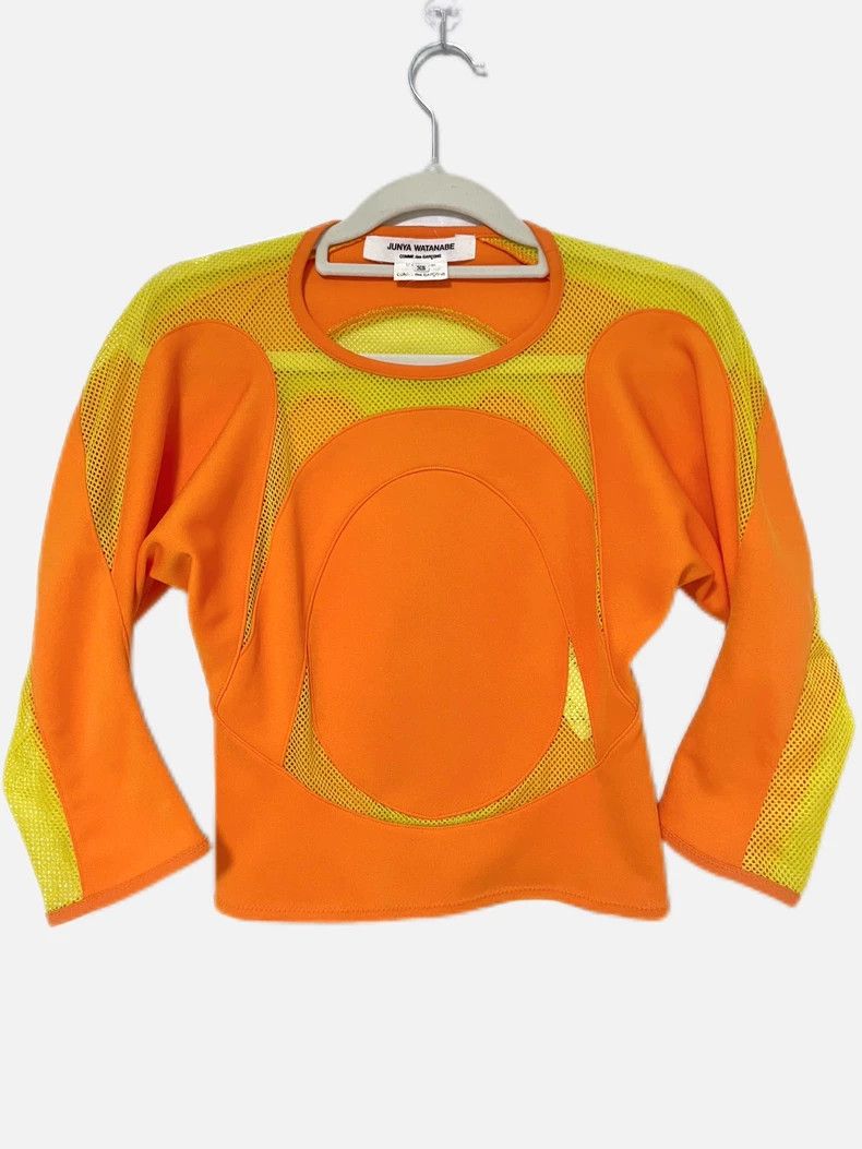 CDG Junya Watanabe Orange Paneled Top - dmc