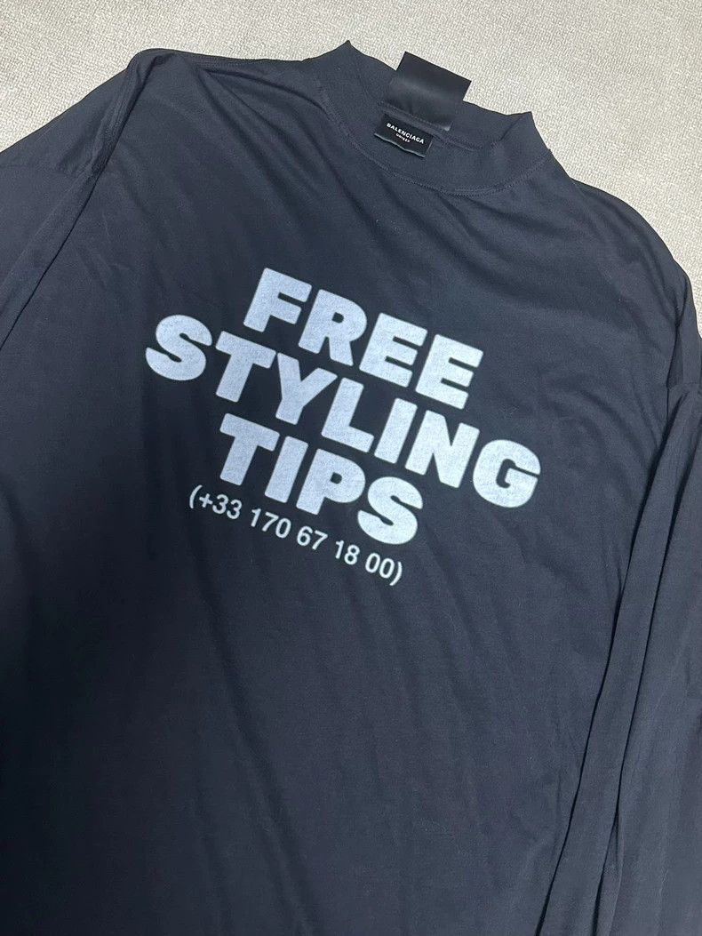 Balenciaga Balenciaga 23ss Show Phone FREE STYLING TIPS Long Sleeve 25 Size US S / EU 44-46 / 1 - 4 Thumbnail