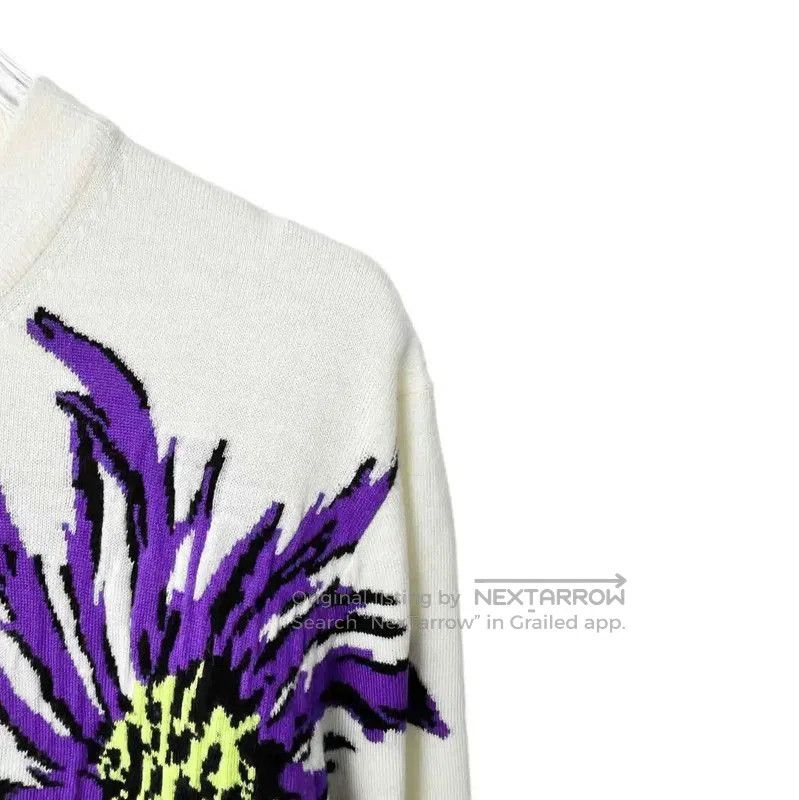 Louis Vuitton Louis Vuitton Women's Cream Cotton Blend Sweatshirt . Size M / US 6-8 / IT 42-44 - 3 Thumbnail