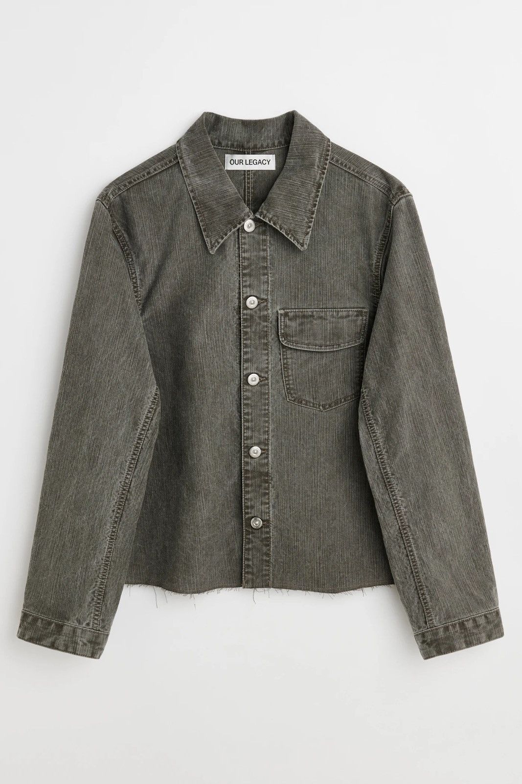 Our Legacy Rebirth Jacket Olive Black Wash Size US M / EU 48-50 / 2 - 12 Thumbnail