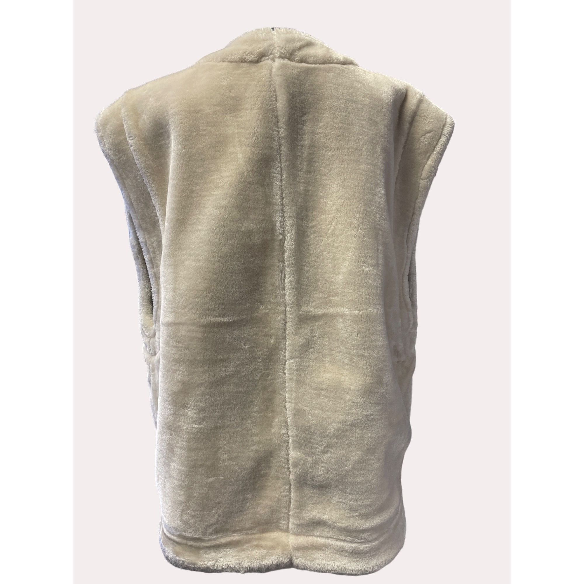 Other Weworewhat Women's reversible Vest Cream Matte Leather Faux Size L / US 10 / IT 46 - 6 Thumbnail
