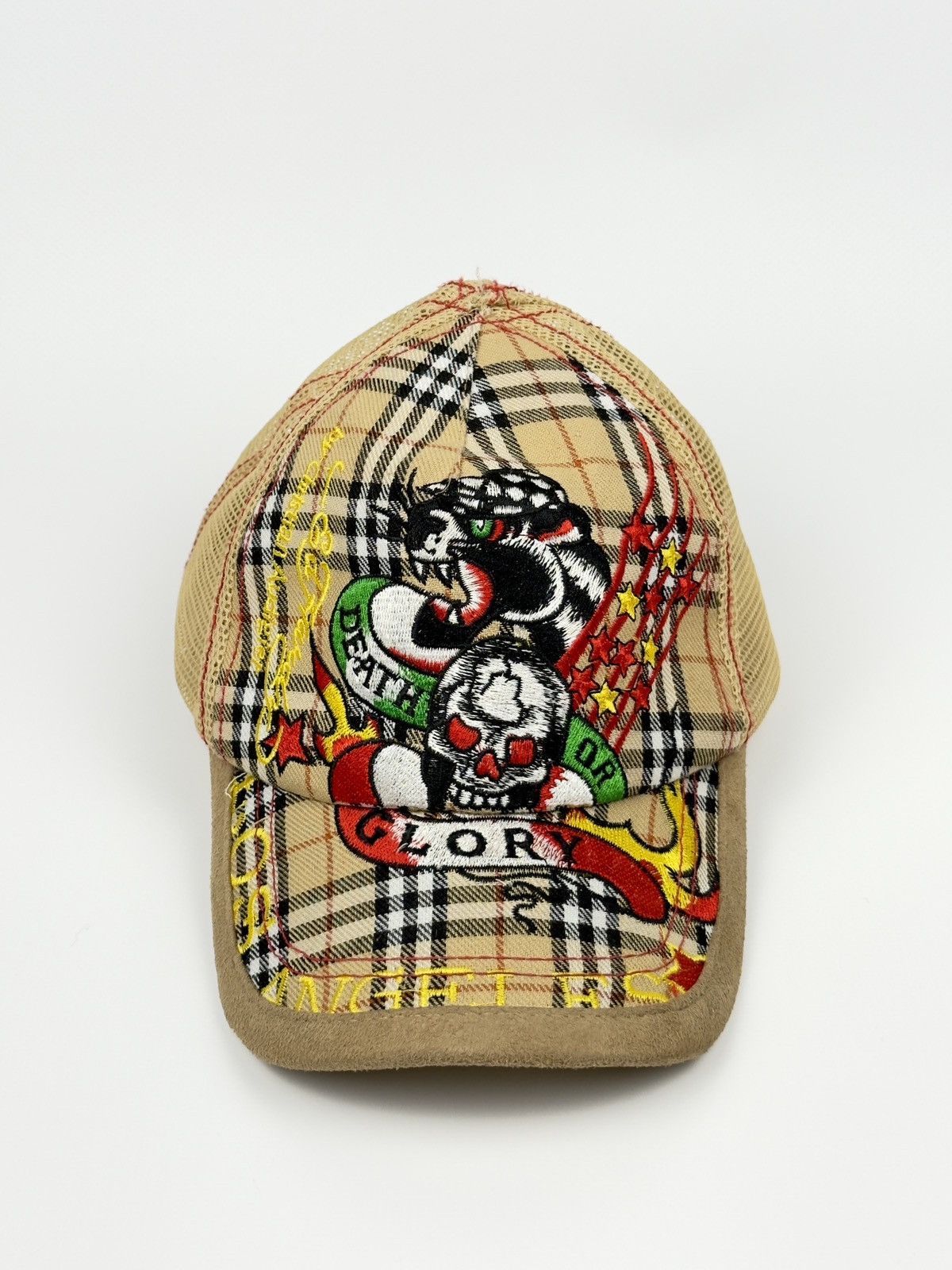 Ed Hardy 🔥 Don Ed Hardy Christian Audigier Hat Cap Burberry Print Size ONE SIZE - 1 Thumbnail