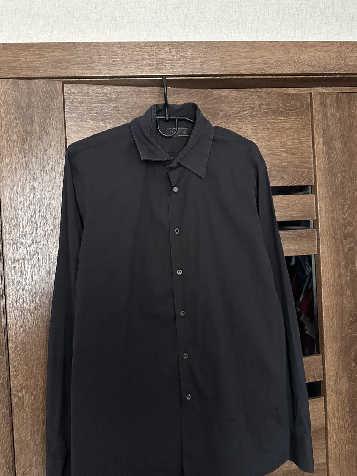 Prada Prada Milano Shirt Button Up Long Sleeve Size US M / EU 48-50 / 2 - 5 Thumbnail