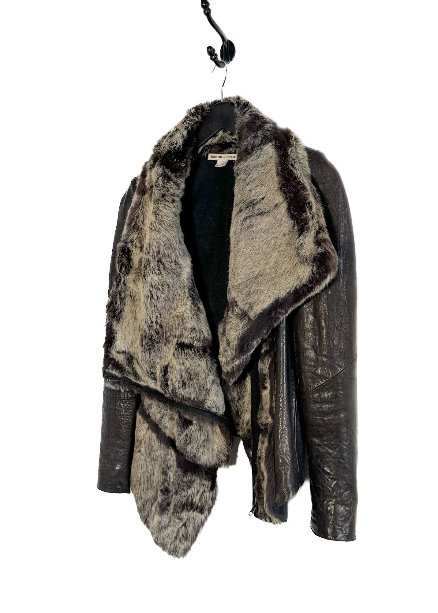 Helmut Lang × INTERMIX Helmut Lang X Intermix Flux Fur Leather Combo Jacket Size S / US 4 / IT 40 - 3 Thumbnail