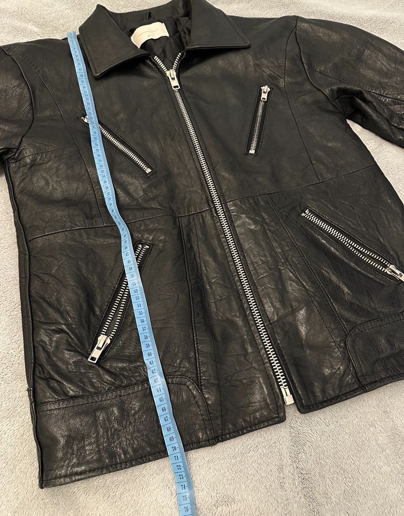 Leather Deadwood real leather biker moto jacket Size US M / EU 48-50 / 2 - 5 Thumbnail