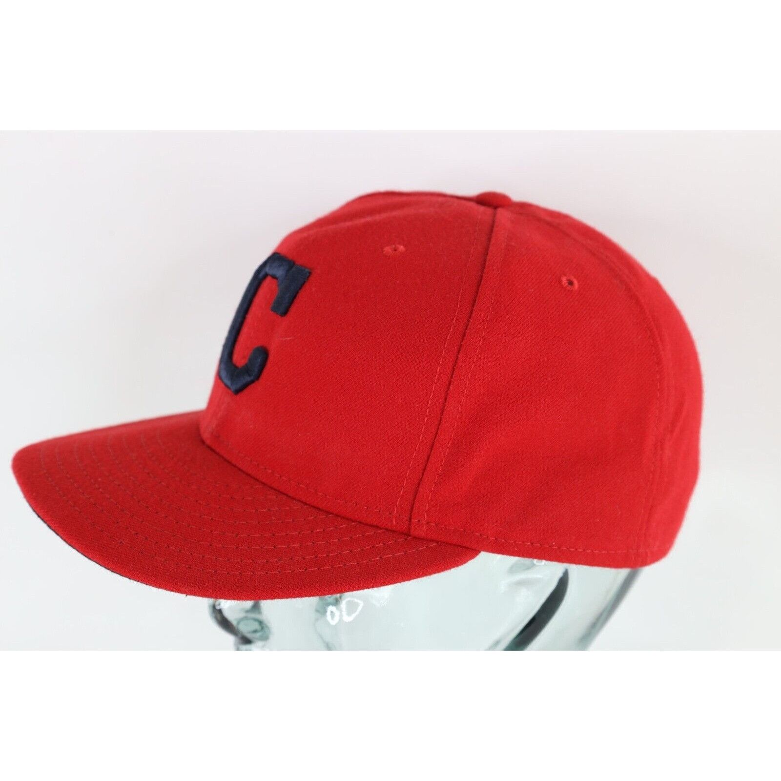 New Era × Vintage Vintage New Era Cleveland Indians Baseball C Fitted Hat Size ONE SIZE - 2 Thumbnail