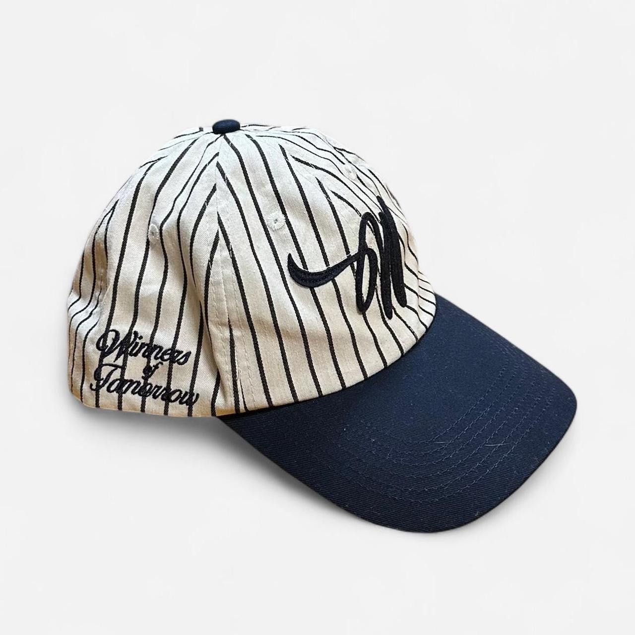 Wish Me Luck Wish me luck white + navy baseball cap Size ONE SIZE - 1 Thumbnail