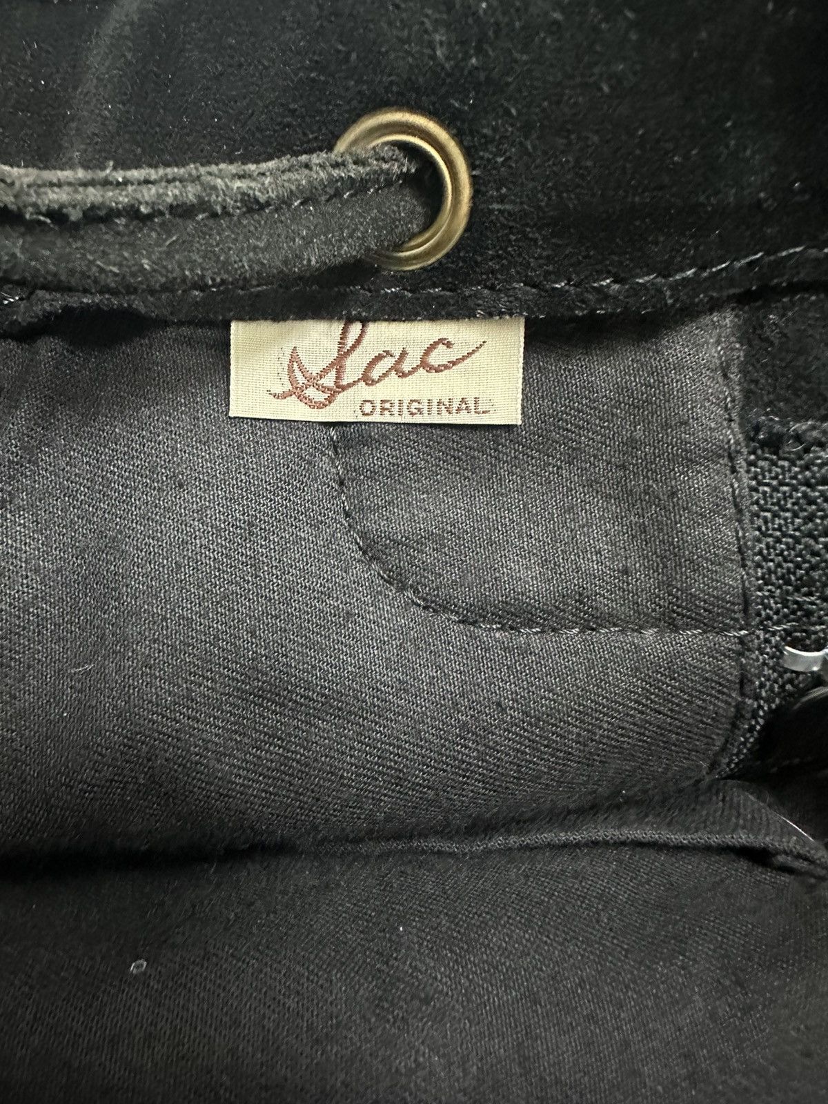 Genuine Leather × Japanese Brand Vintage SAC Leather Fringe Rucksack Backpack Size ONE SIZE - 8 Thumbnail