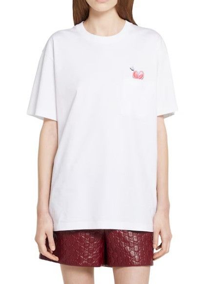 Gucci o1la5ras0426 Cotton Jersey Short Sleeve T-Shirt With Print Size L / US 10 / IT 46 - 3 Thumbnail