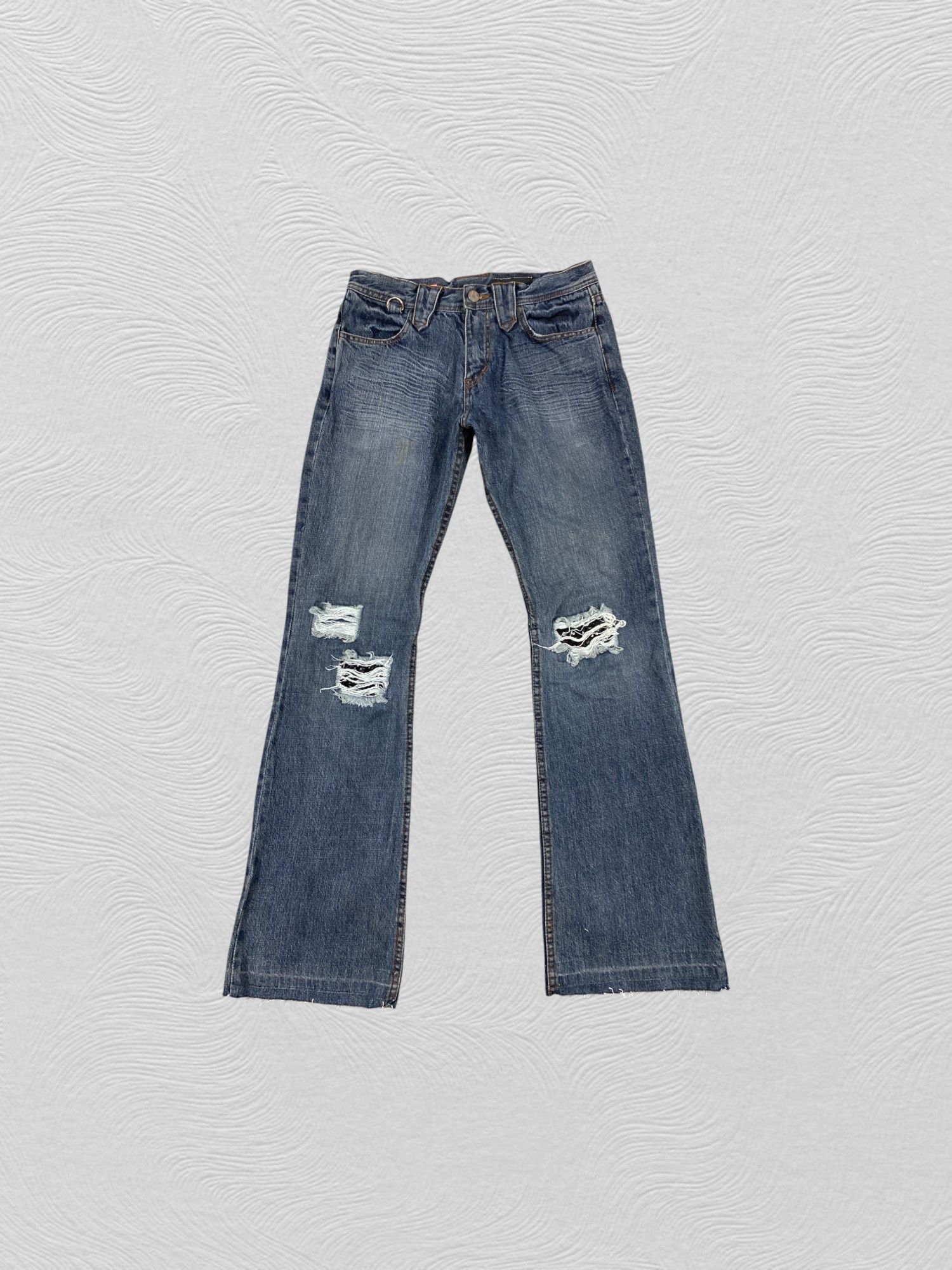 If Six Was Nine Vintage Childeric i Flare Jeans 29x30.5 Denim - JN3735 Size US 29 - 1 Thumbnail