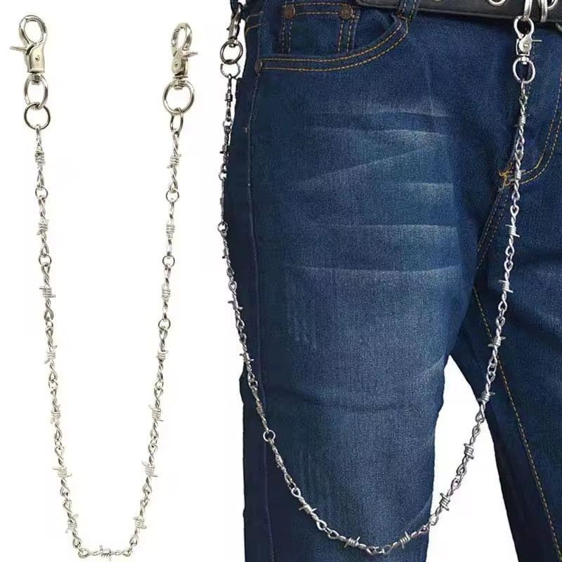 Jewelry Industrial Wallet Torn Chain -Utility Accessor Size ONE SIZE - 3 Thumbnail