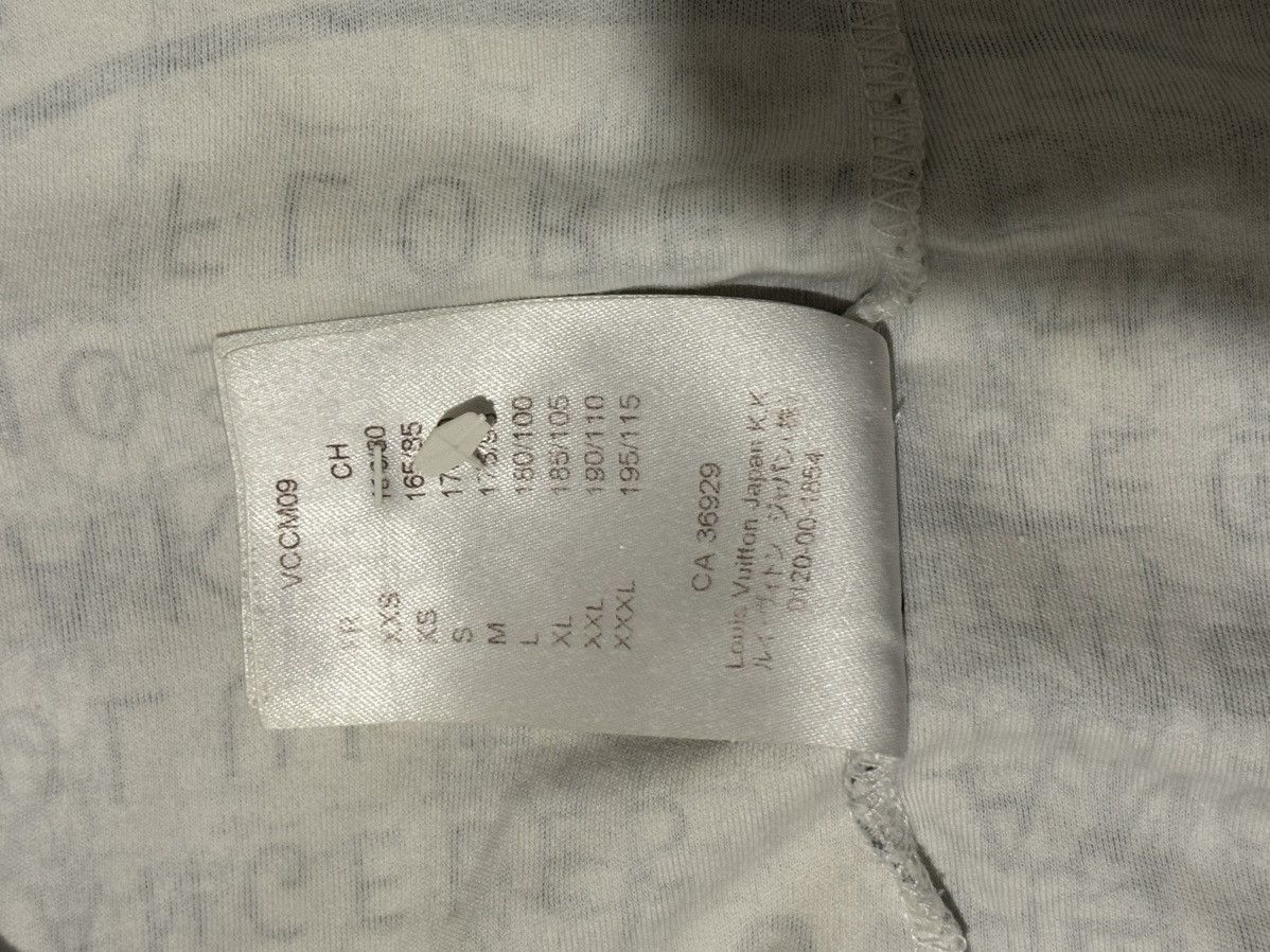 Louis Vuitton Louis Vuitton White Cracked Print Jersey T-Shirt Size US L / EU 52-54 / 3 - 8 Thumbnail