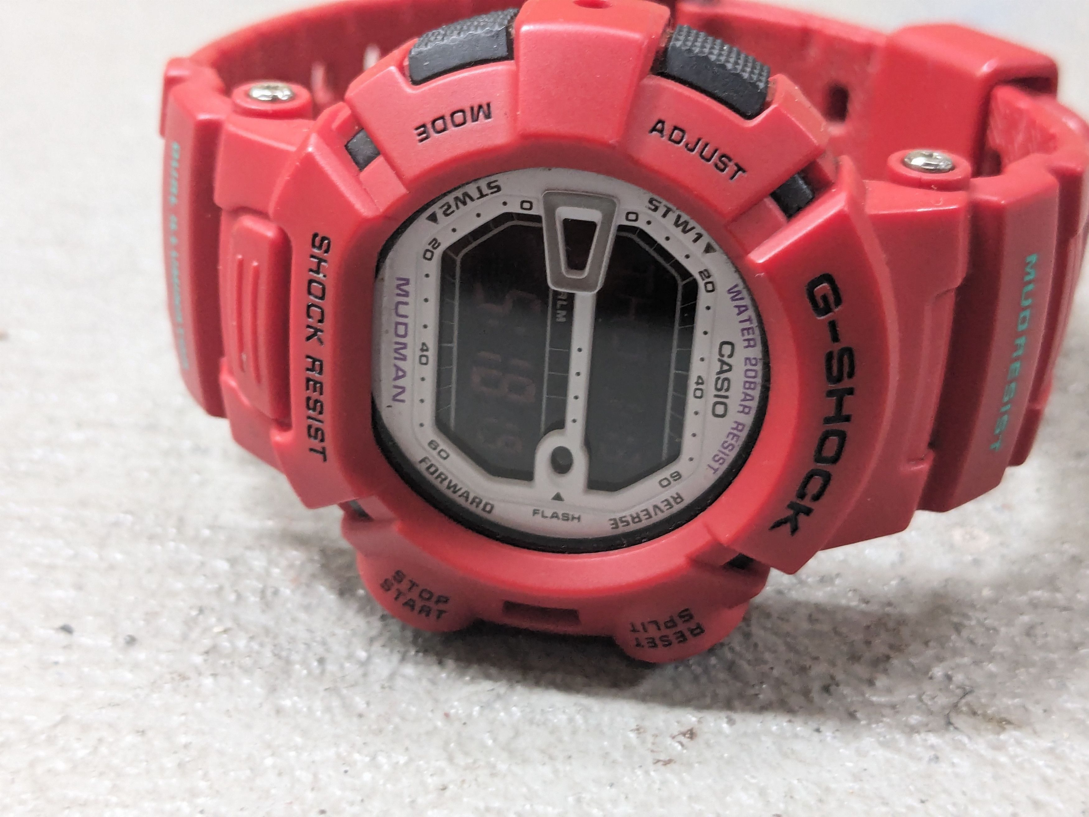 Casio × G Shock Casio G-Shock Mudman Red G-9000MX-4D 3031 Watch Size ONE SIZE - 5 Thumbnail