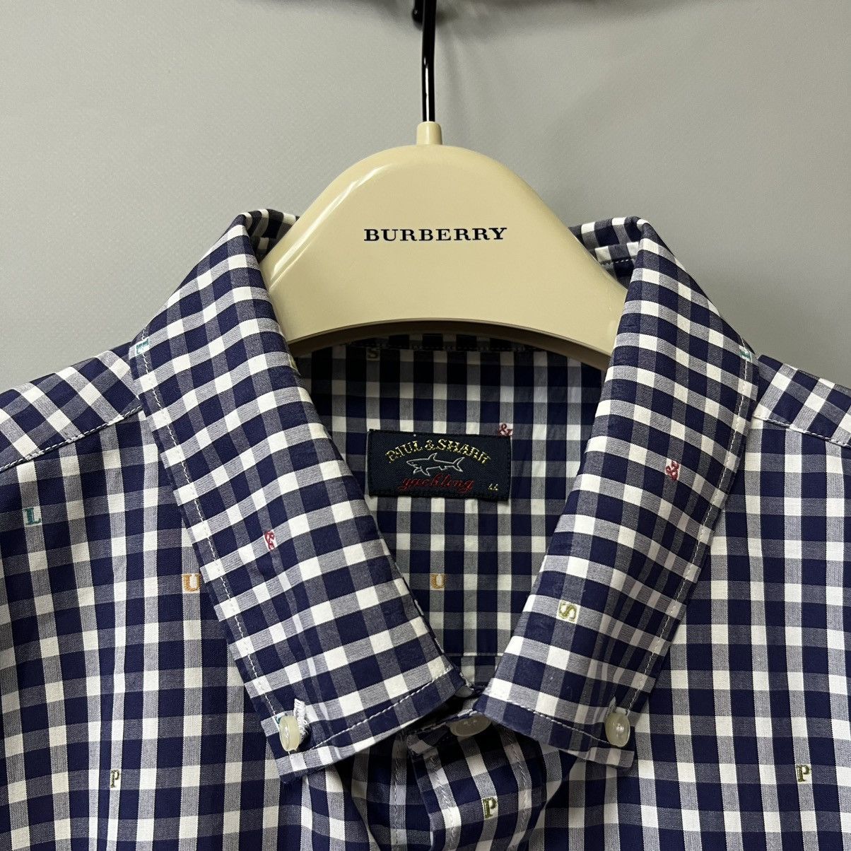 Paul & Shark Paul & Shark Check Pocket Button Up Shirt Men’s Size US XL / EU 56 / 4 - 5 Thumbnail