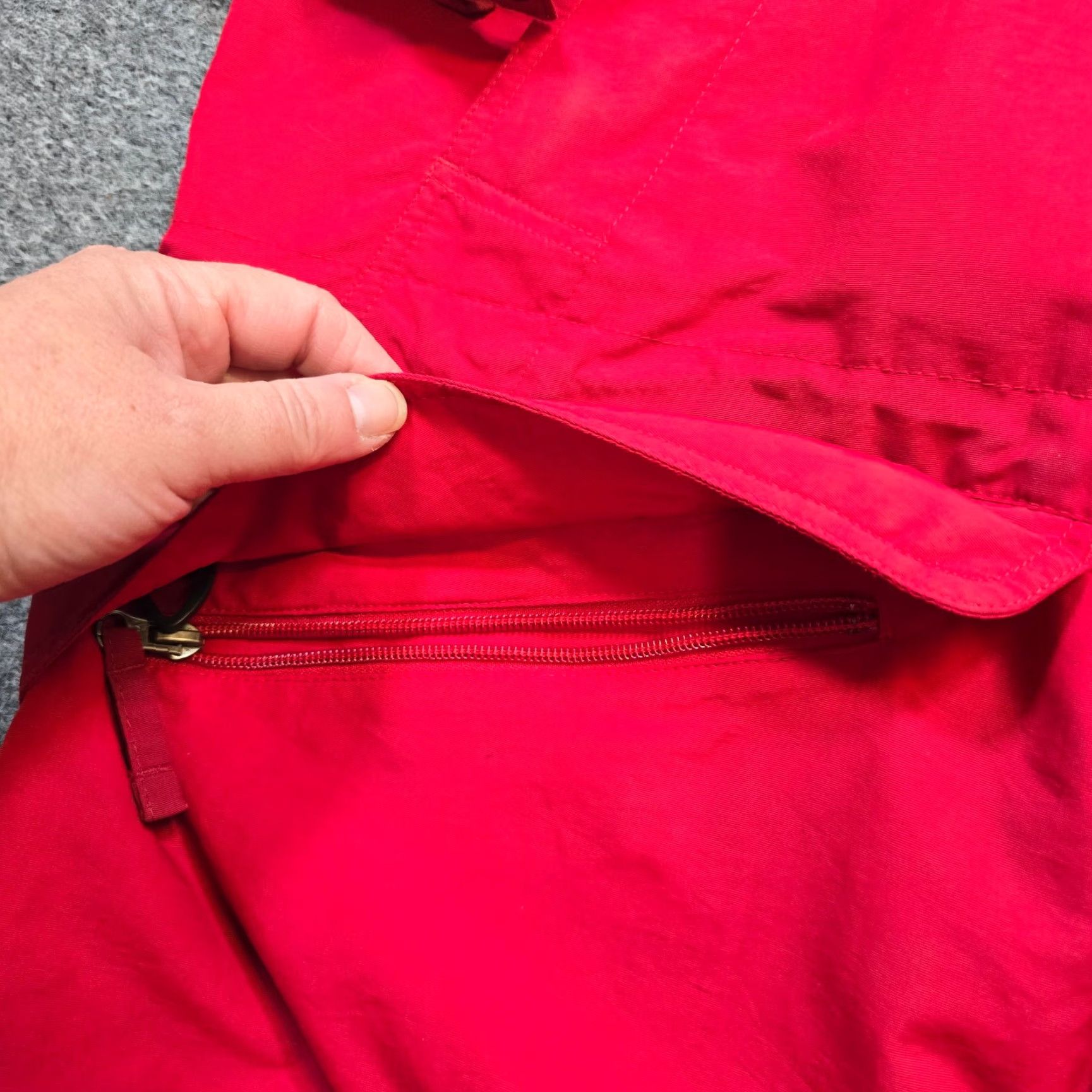 Vintage VINTAGE L.L. Bean Jacket Mens Large Red Hooded Full Zip Parka Outdoors Casual Mens Size US L / EU 52-54 / 3 - 7 Thumbnail