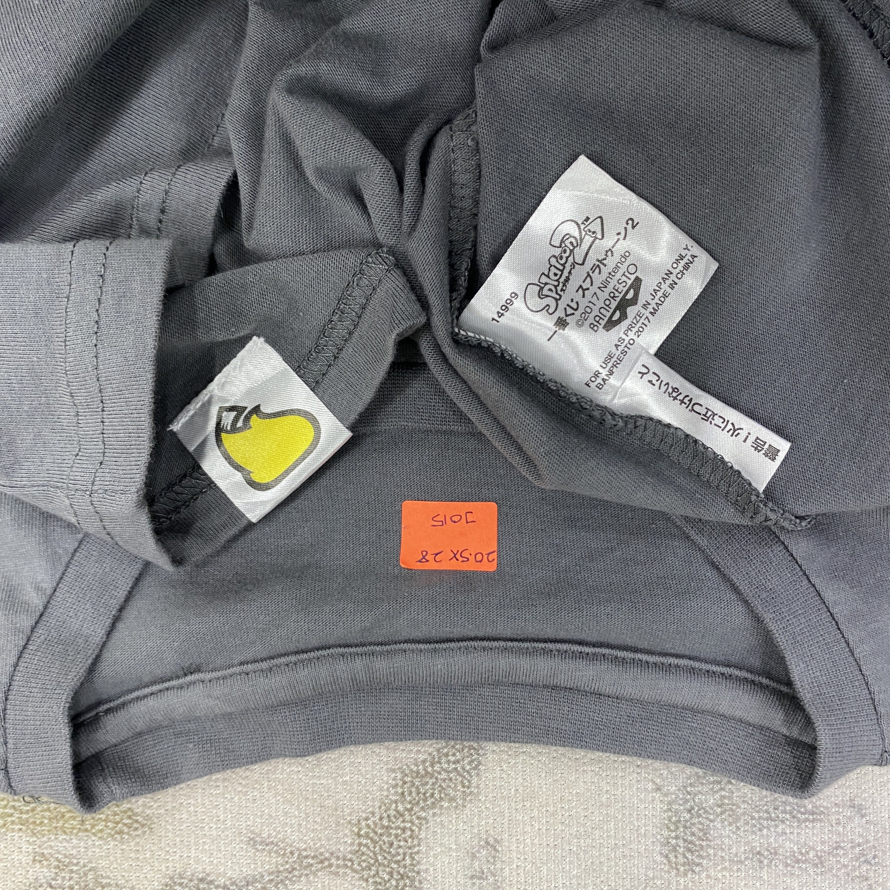 Japanese Brand Firefin Grey 8-Bit FishFry Nintendo TShirt - J015 Size US M / EU 48-50 / 2 - 8 Thumbnail