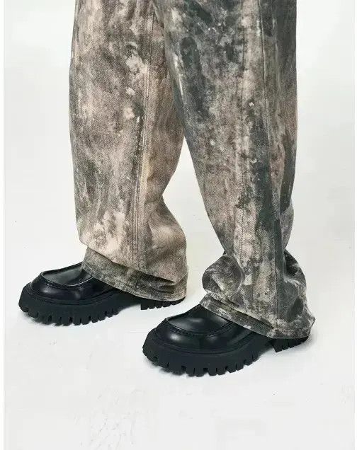Japanese Brand Camouflage Splash Ink Digital Printing Jeans Size US 32 / EU 48 - 6 Thumbnail