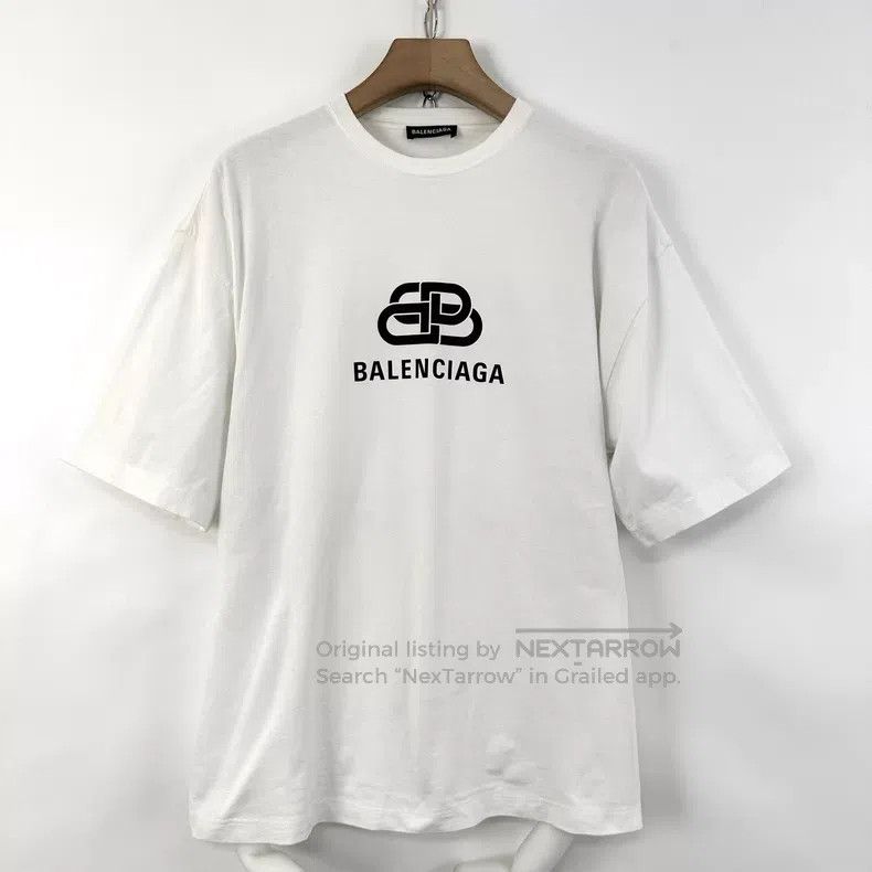 Balenciaga Balenciaga Classic Buckle Print Logo Short Sleeve T-Shirt Size US XS / EU 42 / 0 - 2 Thumbnail