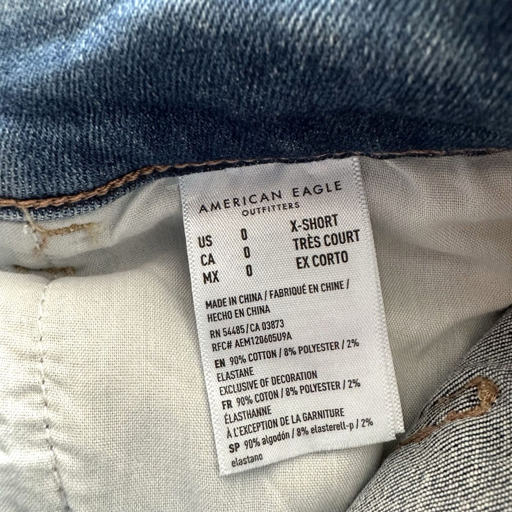 American Eagle Outfitters American Eagle Outfitters Jeans Women’s 0 X-Short 24x25 High Rise Jegging Stretch Denim Blue 5-Pocket Regular Womens Size 42" / US 20 - 6 Thumbnail