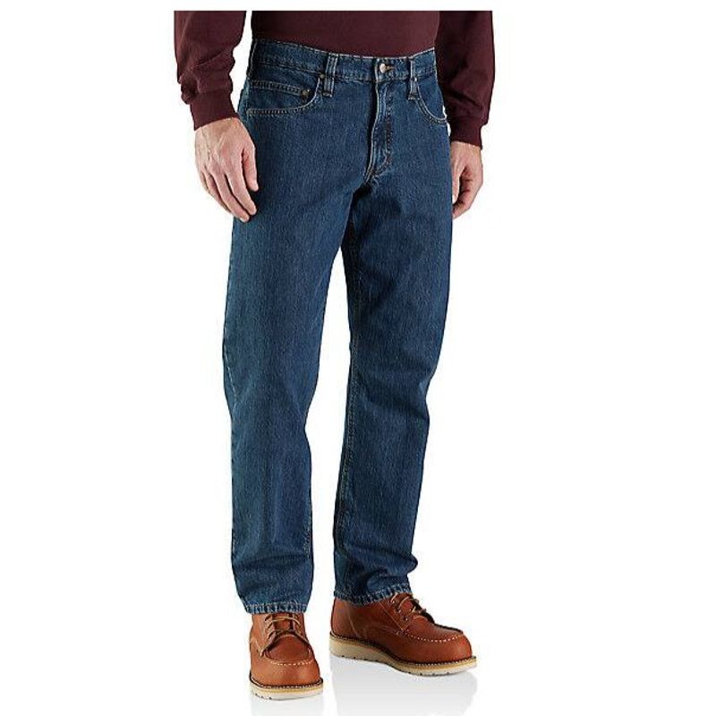 Carhartt NWT CARHARTT Relaxed Fit Flannel-Lined 5 pkt Jean SZ 40 x 36 Size US 40 / EU 56 - 1 Thumbnail