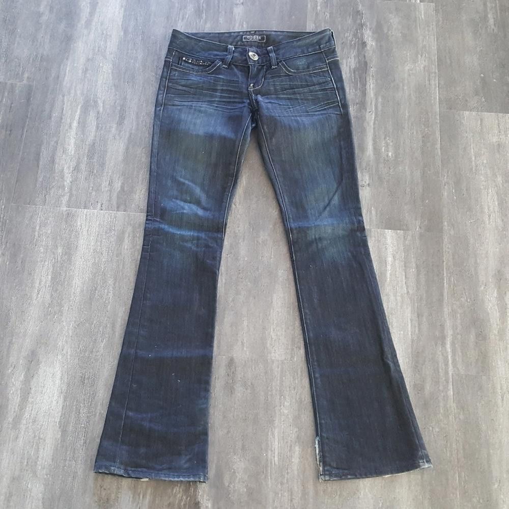 Guess Dark Denim Black Diamond Guess Jean Size 25" / US 0 / IT 36 - 1 Thumbnail