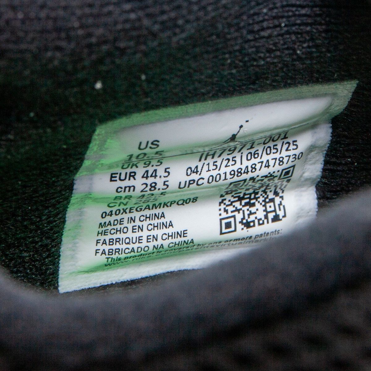 Nike Jumpman Jack TR Travis Scott x Chase B Black Night Silver Size US 10.5 / EU 43-44 - 8 Thumbnail