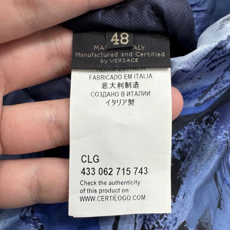 Versace Versace Printed panelled jacket Size US M / EU 48-50 / 2 - 3 Thumbnail