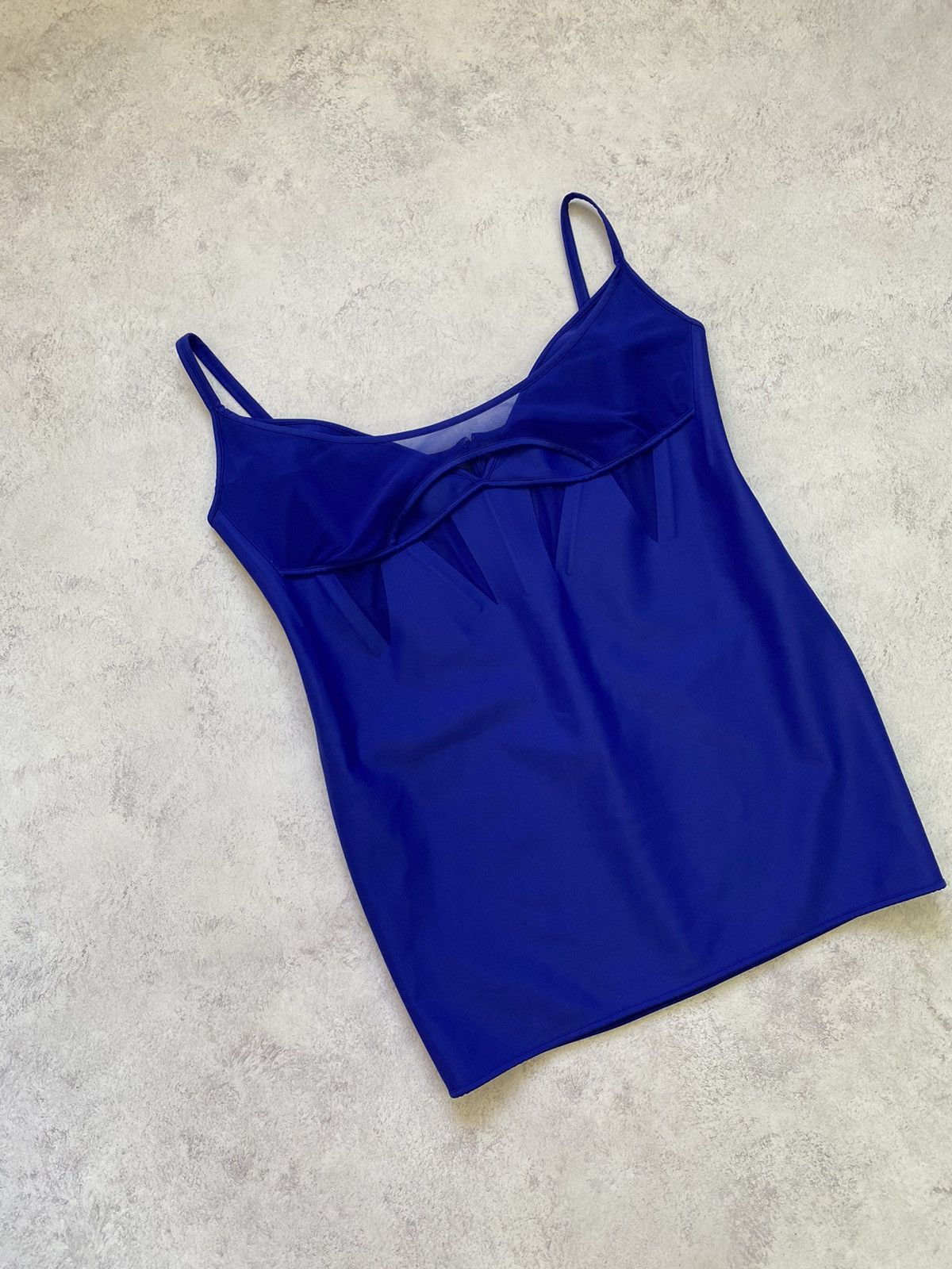 H&M × Mugler MUGLER X H&M Blue Corset Body Con Mini Dress Size XL Size XL / US 12-14 / IT 48-50 - 4 Thumbnail