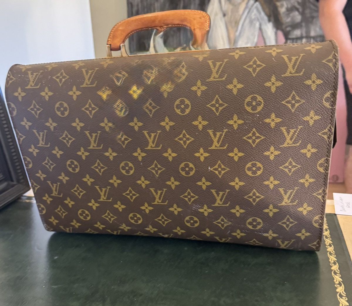 Louis Vuitton Louis Vuitton Monogram Hard CaseTrainCase1983 Made in France Size 40 - 2 Thumbnail