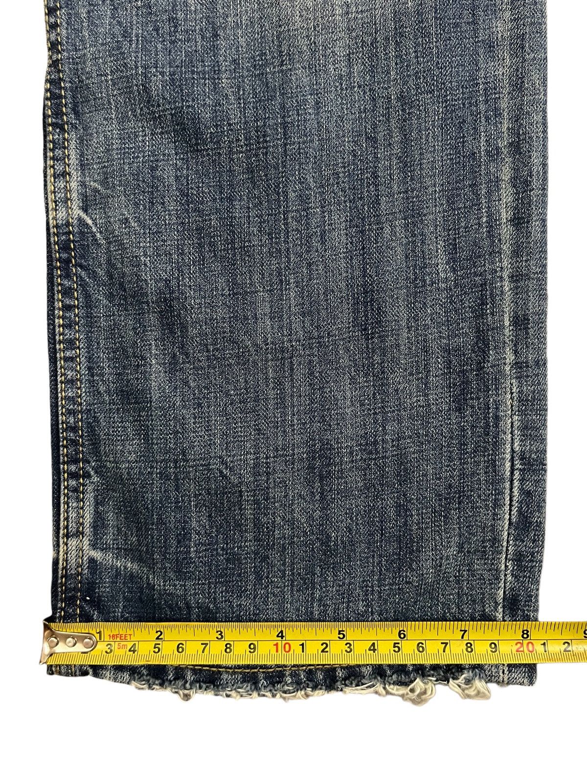 Le Grande Bleu (L.G.B.) Vintage American Eagle Outfitters Boro Distressed Loose Jean Size US 36 / EU 52 - 13 Thumbnail