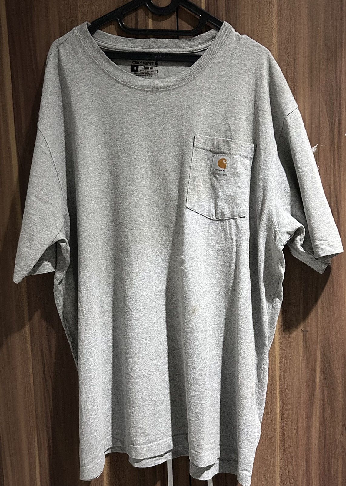 Carhartt Vintage tshirt carhartt grey XL loose fit Size US XL / EU 56 / 4 - 1 Thumbnail
