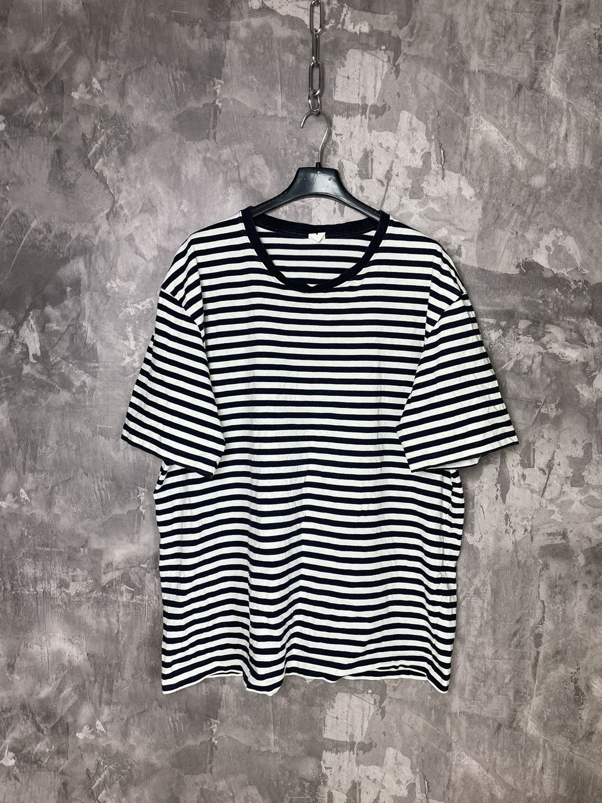 Arket × Hypebeast Arket Streetwear Black/White Striped cotton T-shirt Size US XL / EU 56 / 4 - 1 Thumbnail