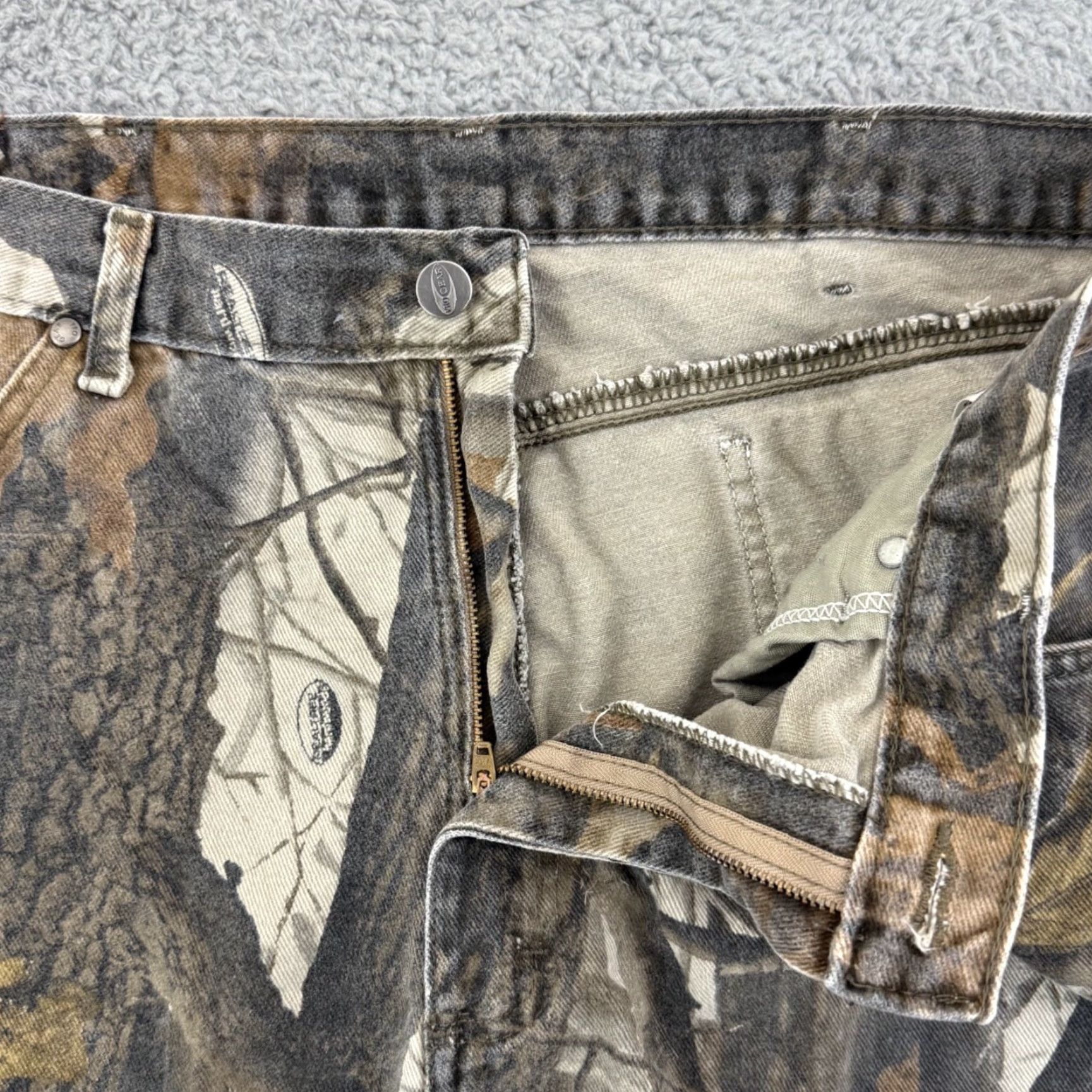 Wrangler VINTAGE Wrangler ProGear Pants Mens 38x32 Camo Real Tree Hardwoods 90s Outdoor Wrangler ProGear Pants Mens 38x32 Camo Real Tree Hardwoods 90s Outdoor Size US 38 / EU 54 - 4 Thumbnail