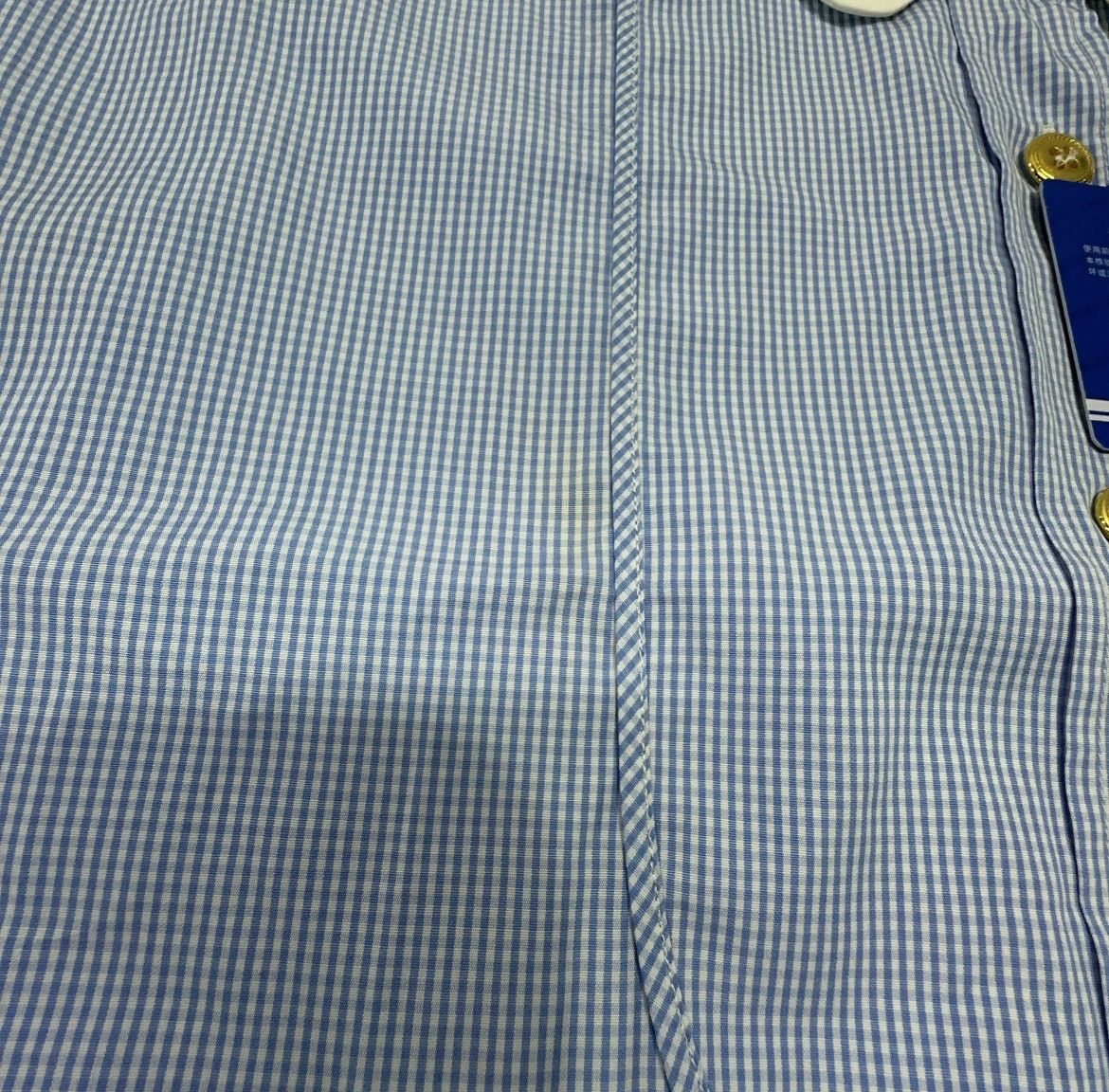 Miu Miu Miu Miu cropped cotton gingham shirt Size S / US 4 / IT 40 - 8 Thumbnail