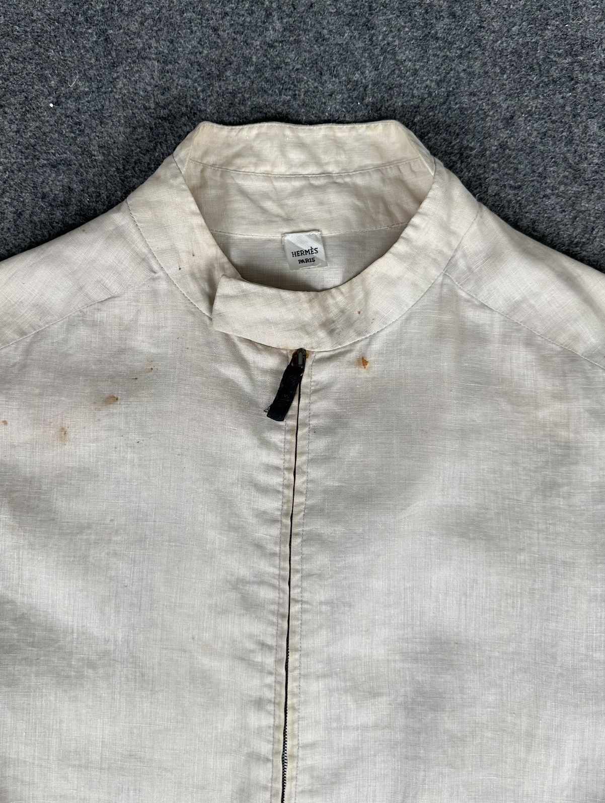Hermes Hermes - Maison Margiela Zip-Up Single Collar Button Size US S / EU 44-46 / 1 - 4 Thumbnail