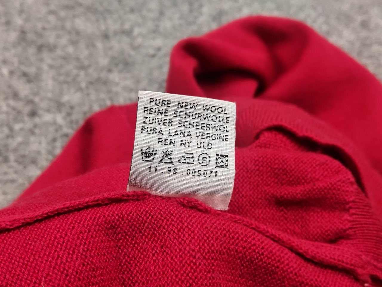 Lacoste Vintage 90's Lacoste Logo Red Wool Turtleneck Sweater Size US XL / EU 56 / 4 - 14 Thumbnail