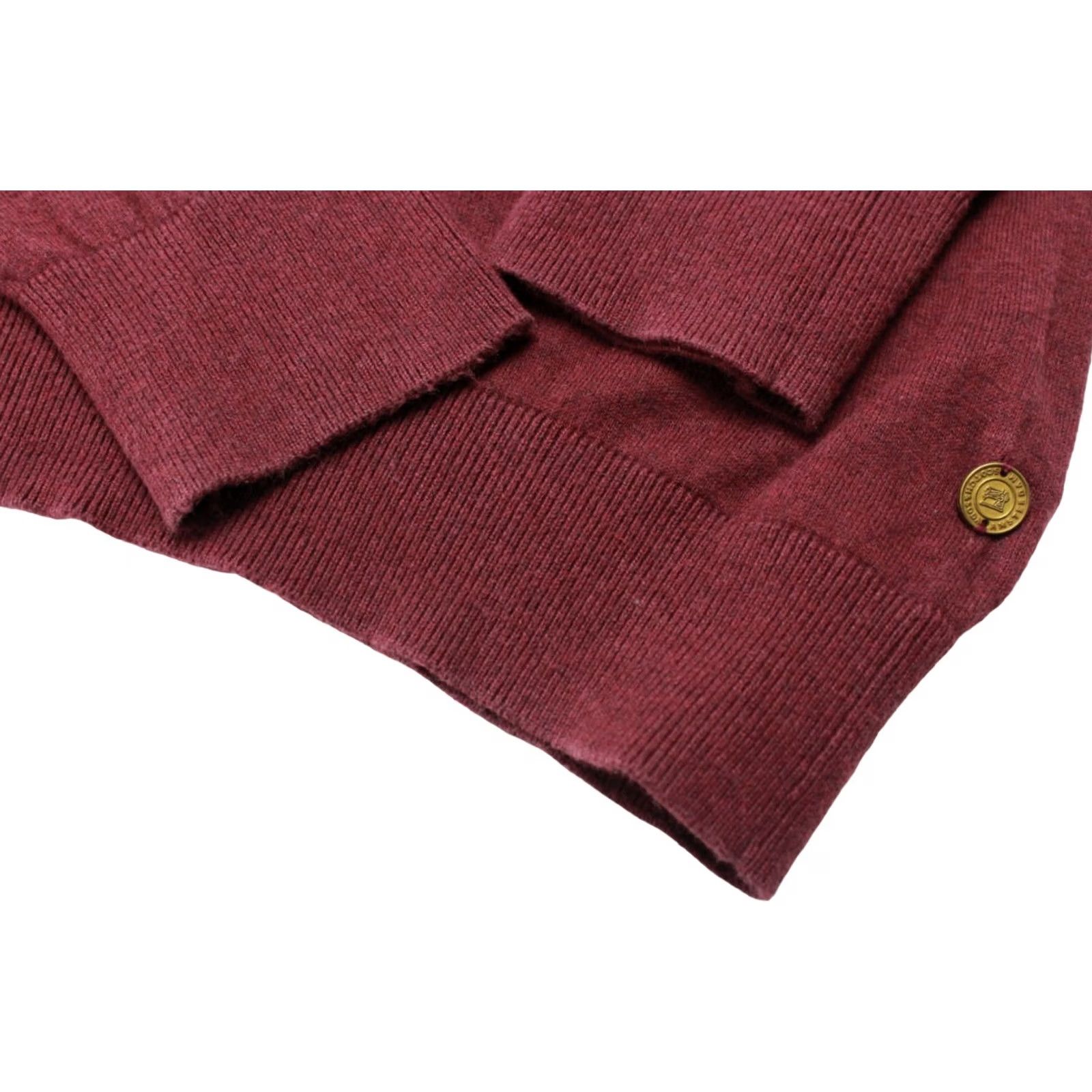 Scotch & Soda SCOTCH & SODA Jumper Mens MEDIUM High Neck Pullover Stretch Cashmere Blend Red Knit 95% Cotton 5% Cashmere Long Sleeve Regular Mens Size US M / EU 48-50 / 2 - 5 Thumbnail