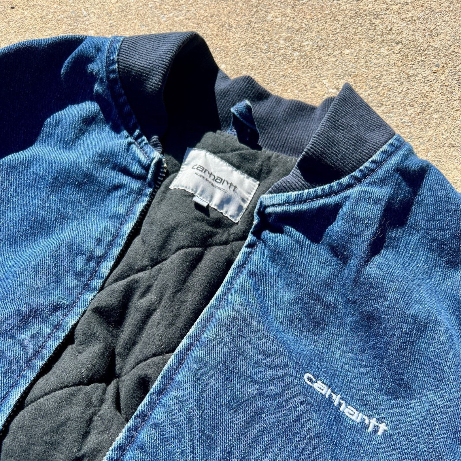Carhartt Carhartt WIP Paxon Bomber - Blue Denim | Size M Size US M / EU 48-50 / 2 - 3 Thumbnail