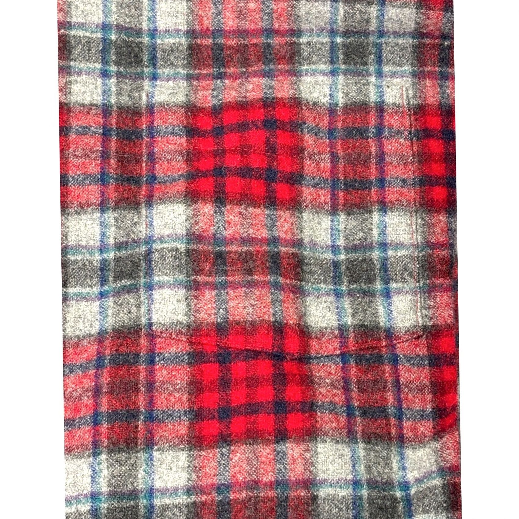 Pendleton VINTAGE Pendleton Wool Shirt Mens XL Red Plaid Button-Up Long Sleeve Size US XL / EU 56 / 4 - 2 Thumbnail