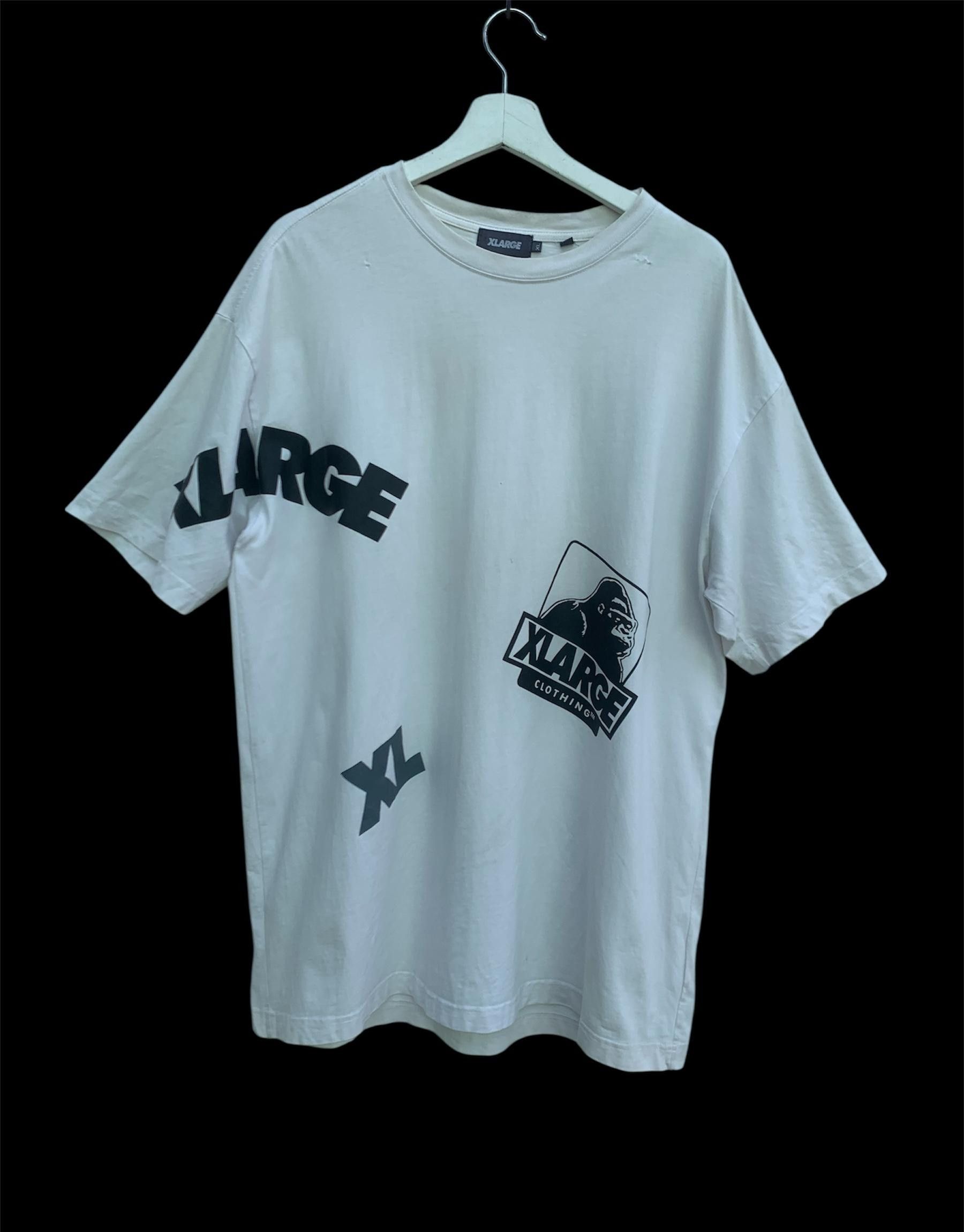 Xlarge Vintage X-Large White Graphic Tee Size US XXL / EU 58 / 5 - 1 Thumbnail