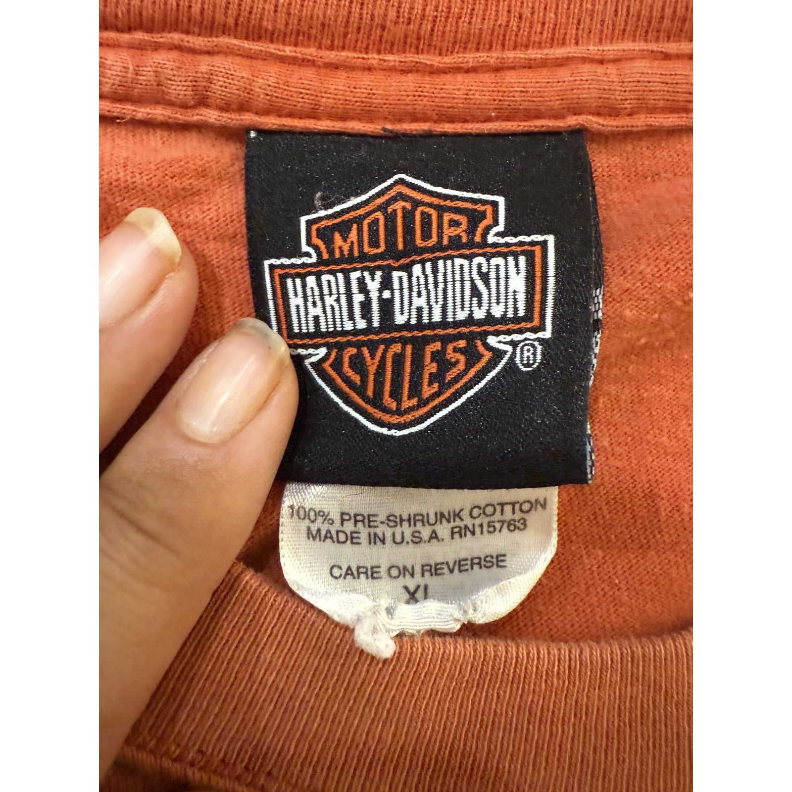 Harley Davidson Vintage 90's Harley-Davidson TShirt Mens XL Grand Cayman USA Size US XL / EU 56 / 4 - 5 Thumbnail