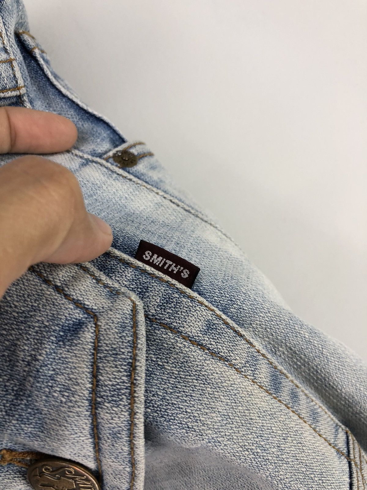 Smith's American Vintage Smith's American Faded Blue Jeans Size US 34 / EU 50 - 13 Thumbnail