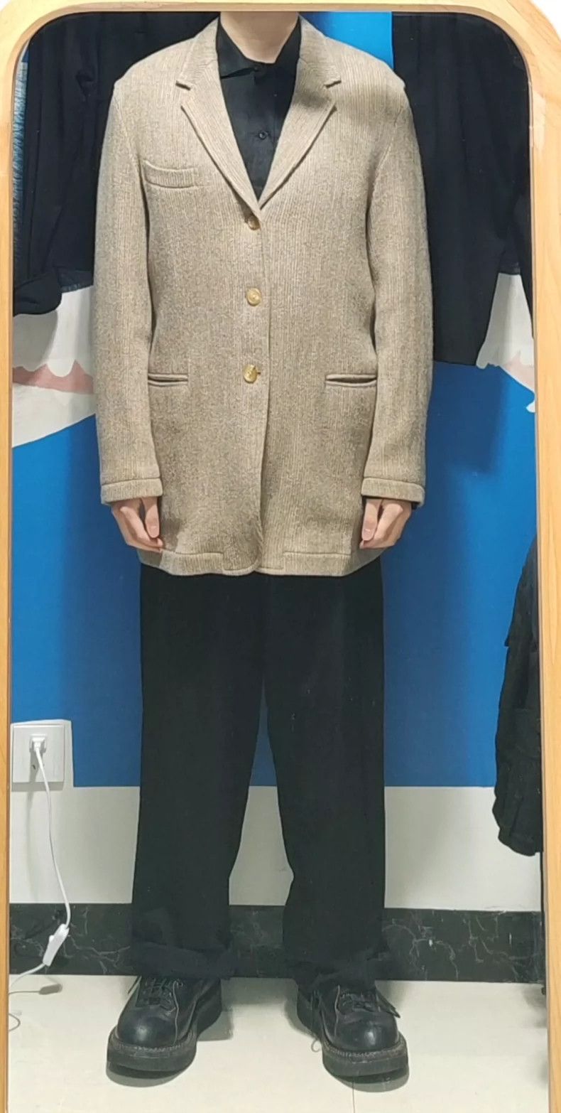 Yohji Yamamoto Yohji Yamamoto size l 90s Drop Shoulder blazer 2505-Nextar Size 36R - 7 Thumbnail