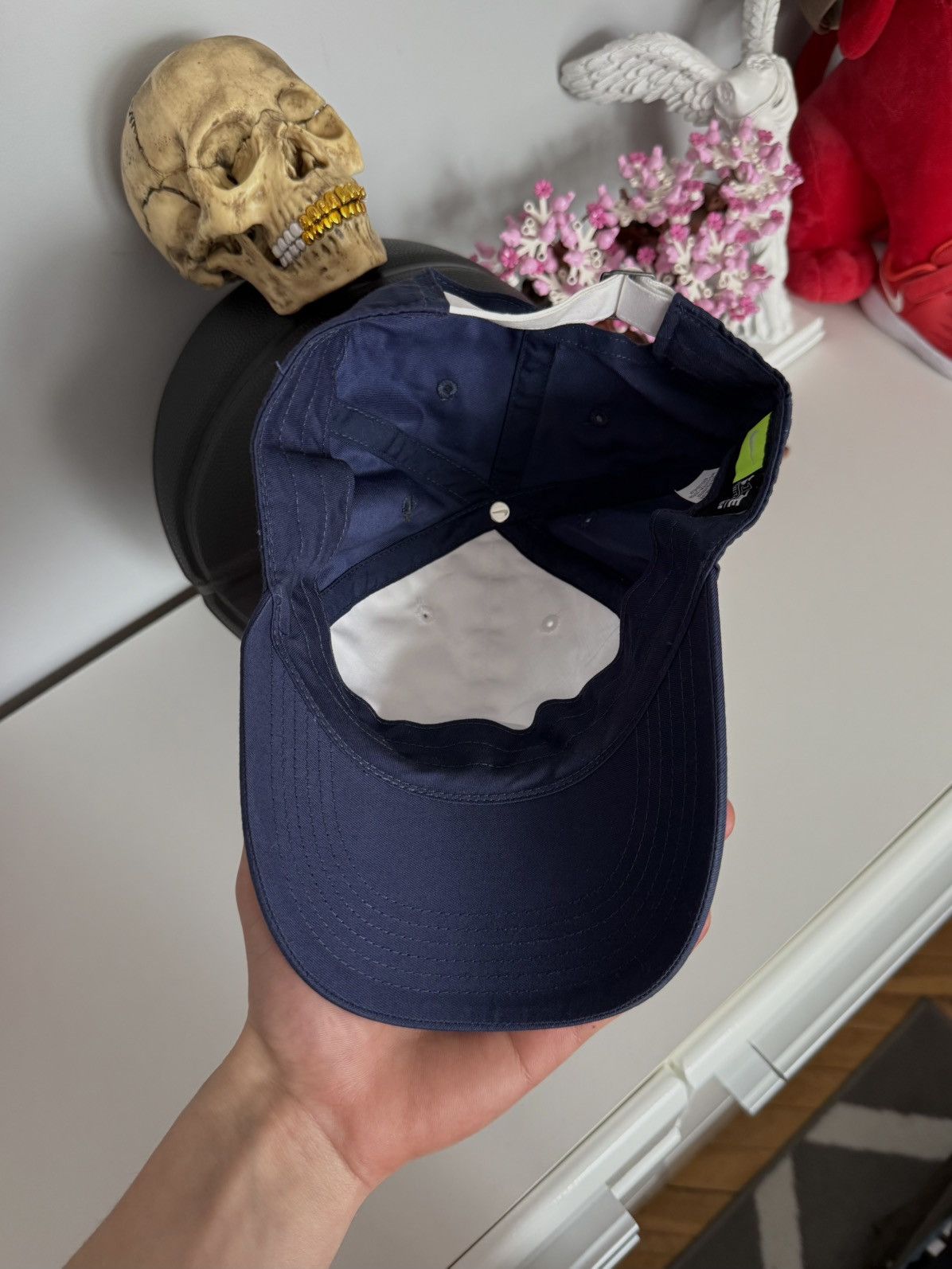 Nike × Vintage Nike Air Max vintage 00’s Y2K Swoosh Cap Hat One Size Size ONE SIZE - 12 Thumbnail