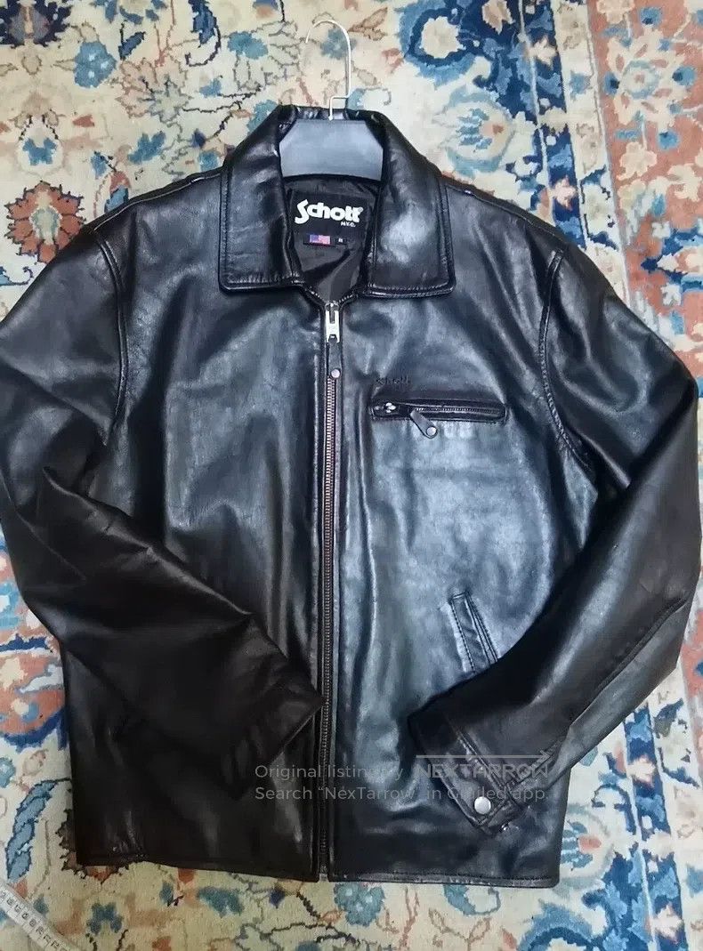 Schott Schott Cowhide coat Size US XL / EU 56 / 4 - 2 Thumbnail