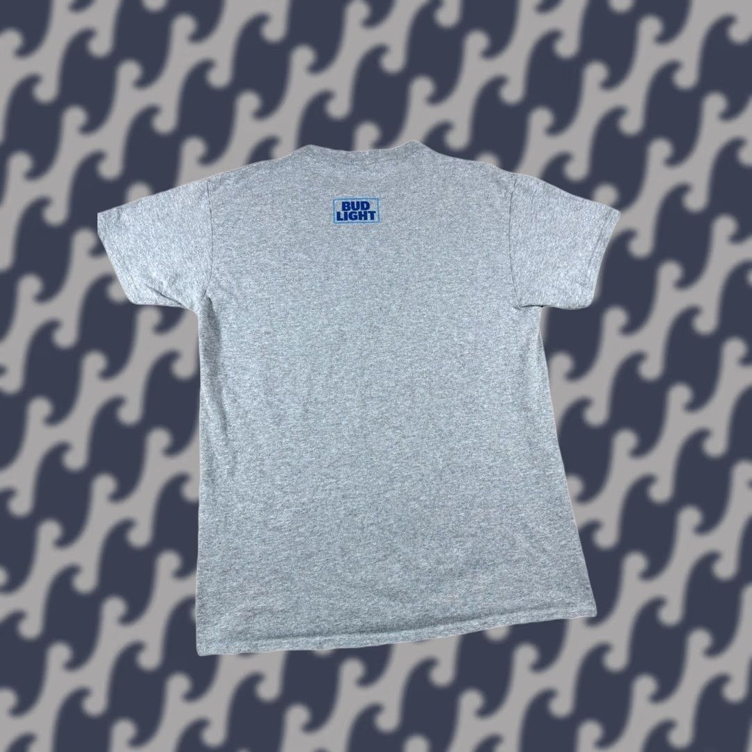 Delta Dilly Dilly Bud Light Grey Short Sleeve Graphic T-Shirt • Adult Size Medium Size US M / EU 48-50 / 2 - 1 Thumbnail