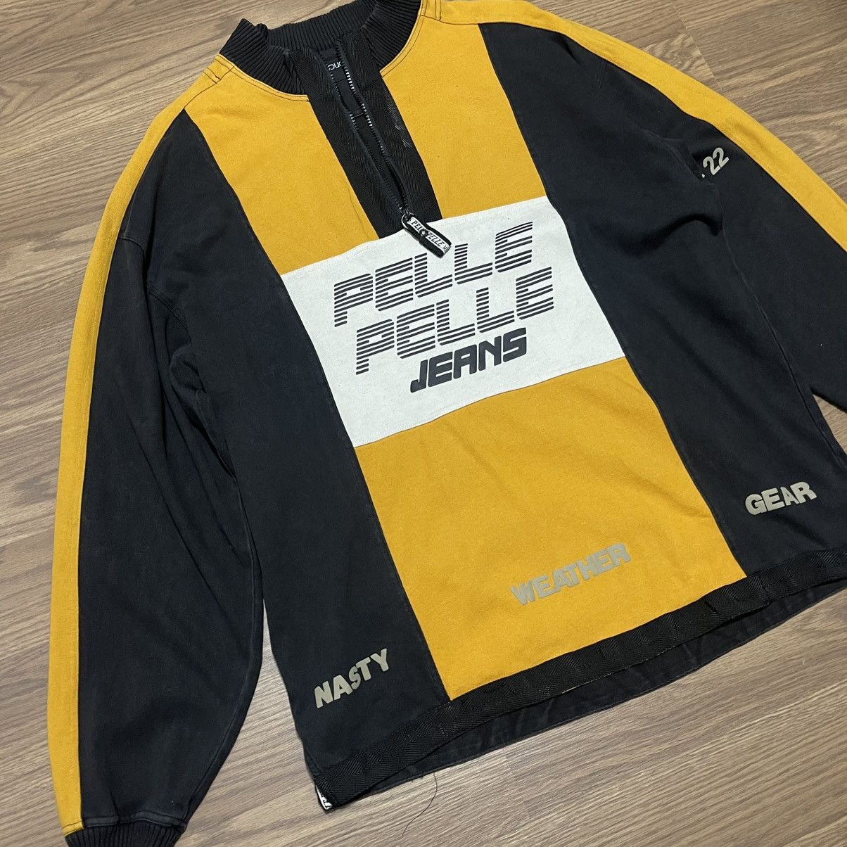 Pelle Pelle Rare Pelle Pelle jeans marc Buchanan zip up sweatshirt Size US XL / EU 56 / 4 - 3 Thumbnail