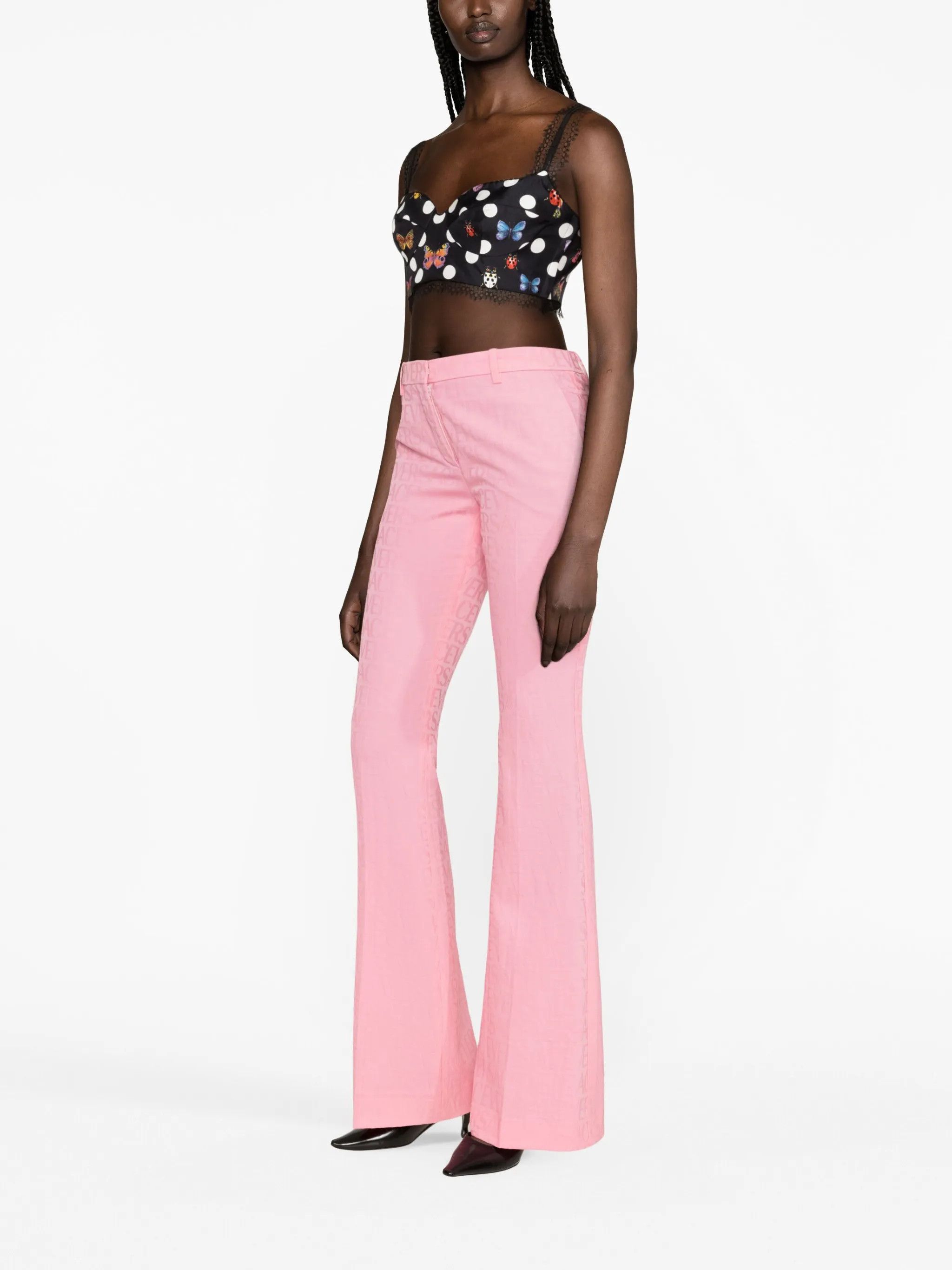 Versace o1y0226 Casual Pant in Pink Size 27" / US 4 / IT 40 - 3 Thumbnail