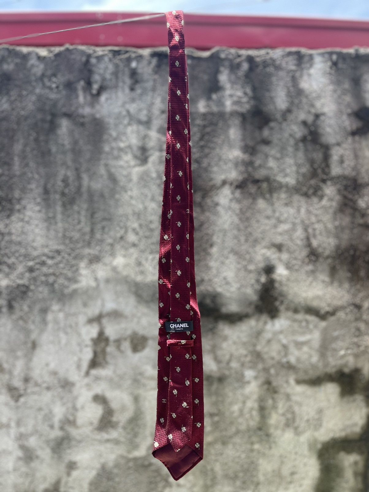 Chanel Chanel Silk Necktie Size ONE SIZE - 4 Thumbnail