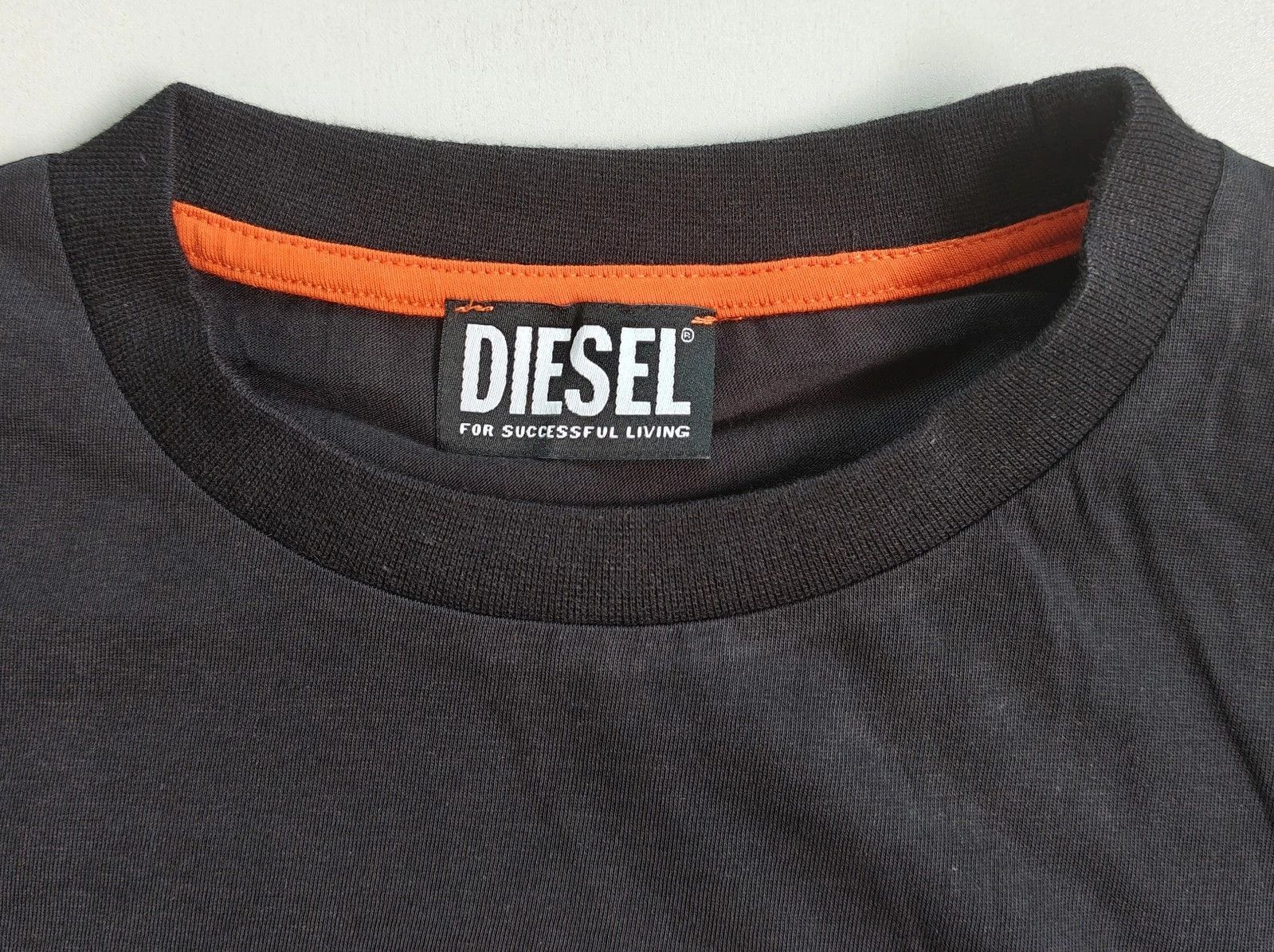 Diesel DIESEL Black T-Shirt With Logo Patch T 4120 Size US S / EU 44-46 / 1 - 4 Thumbnail